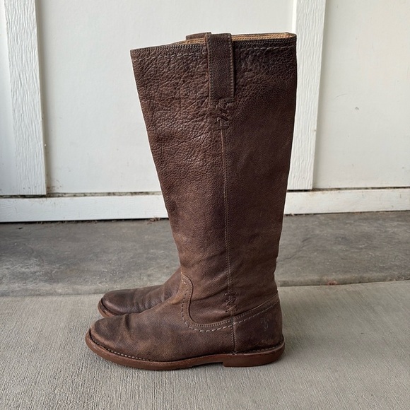 Frye Celia x Stitch Tall Riding Boots  Size 6 - Picture 1 of 9